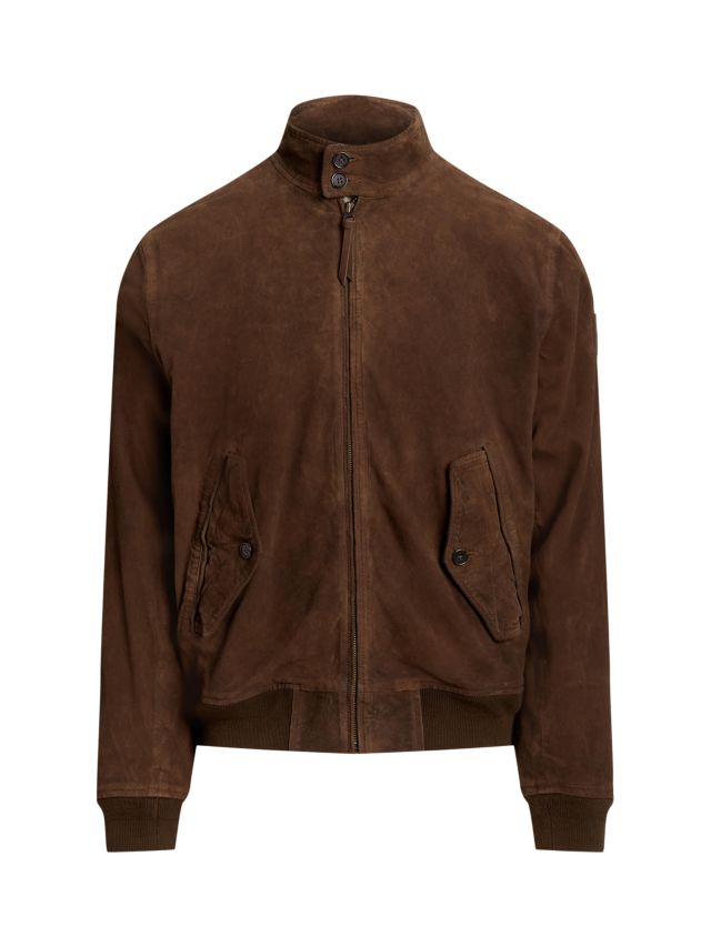 Polo shop suede bomber