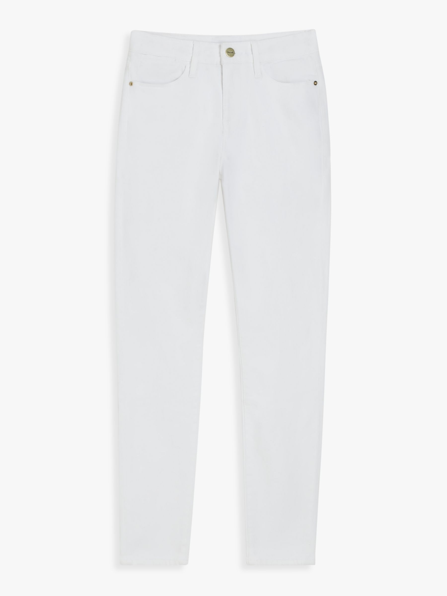 FRAME Le High Skinny Jeans, Blanc, 28