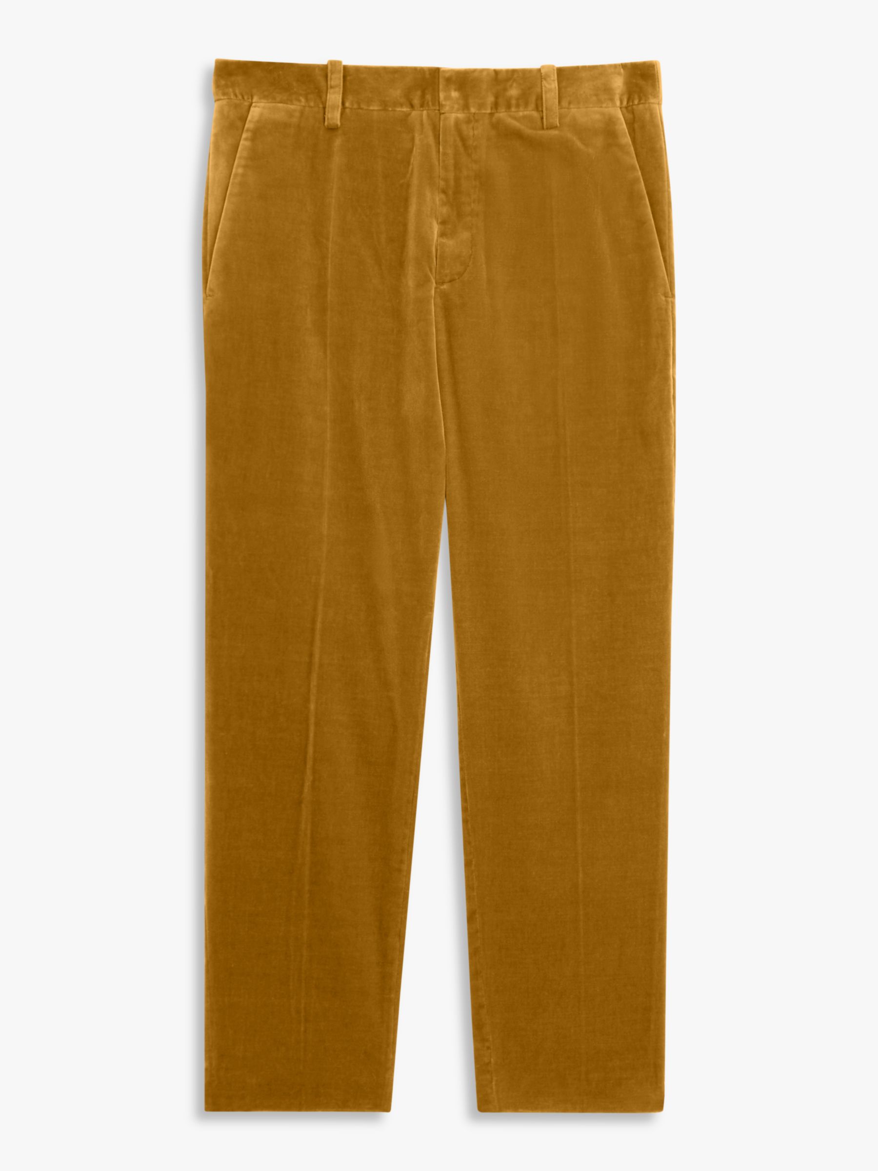 Stefanel TROUSERS IN VELVET - Trousers - yellow/gold-coloured - Zalando.de