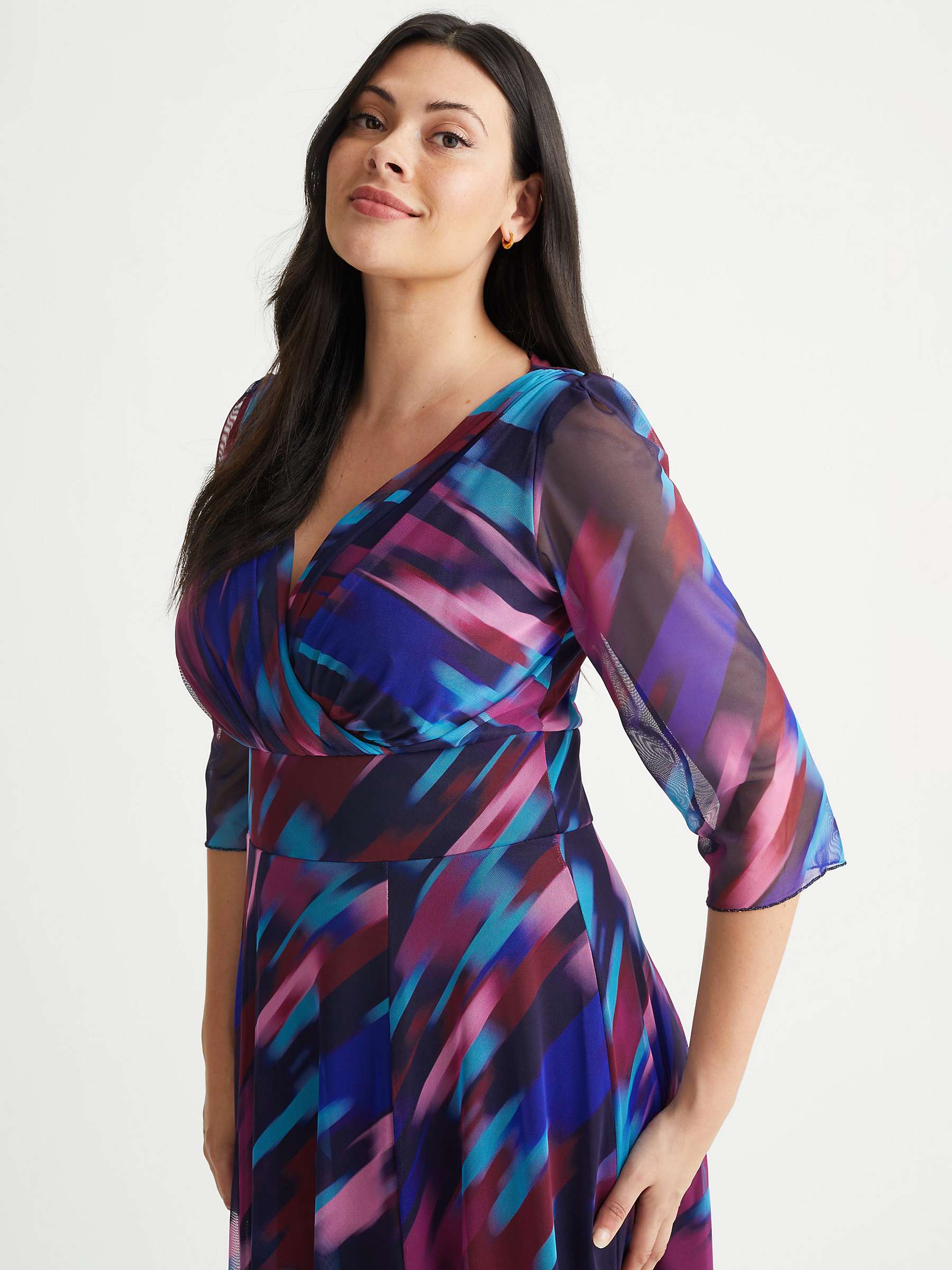 Buy Scarlett & Jo Verity Magenta Maxi Dress, Magenta/Multi Online at johnlewis.com