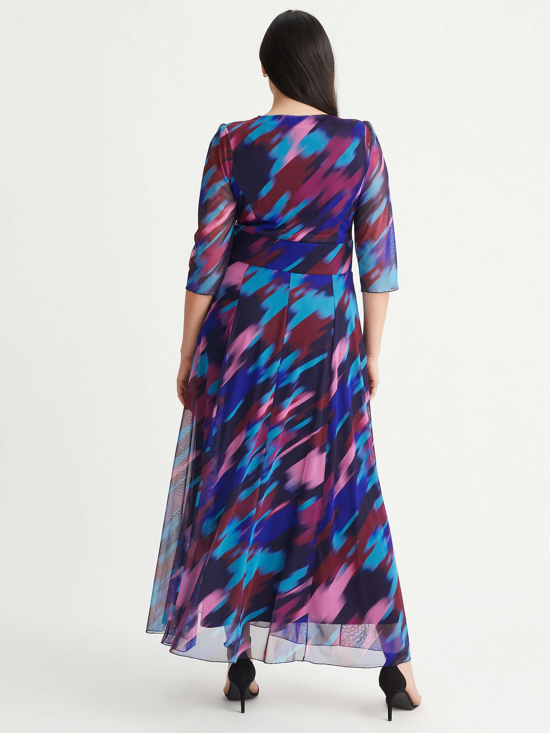 Buy Scarlett & Jo Verity Magenta Maxi Dress, Magenta/Multi Online at johnlewis.com
