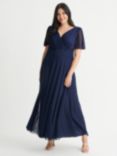 Scarlett & Jo Isabelle Plain Maxi Dress, Navy