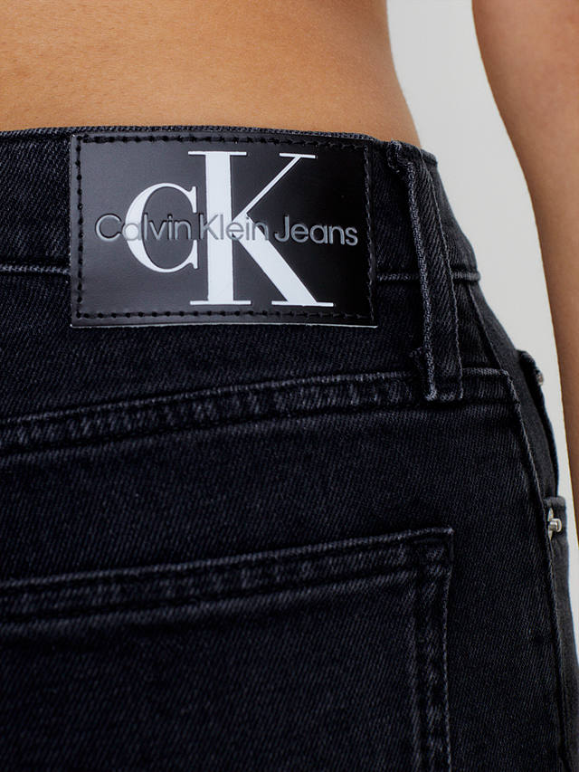 Calvin Klein Plain Mom Jeans, Denim Black
