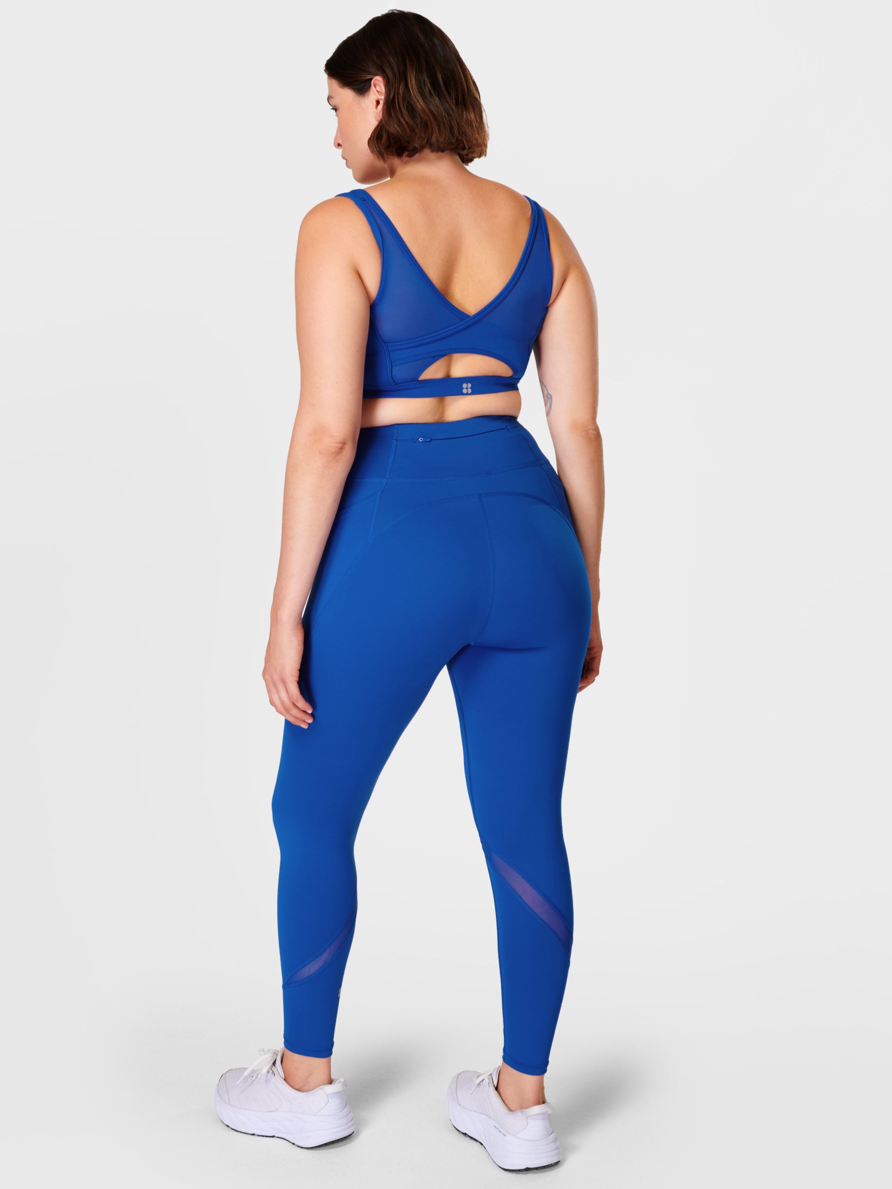 Sweaty Betty Power Cropped Gym Leggings, Lightning Blue at John Lewis &  Partners