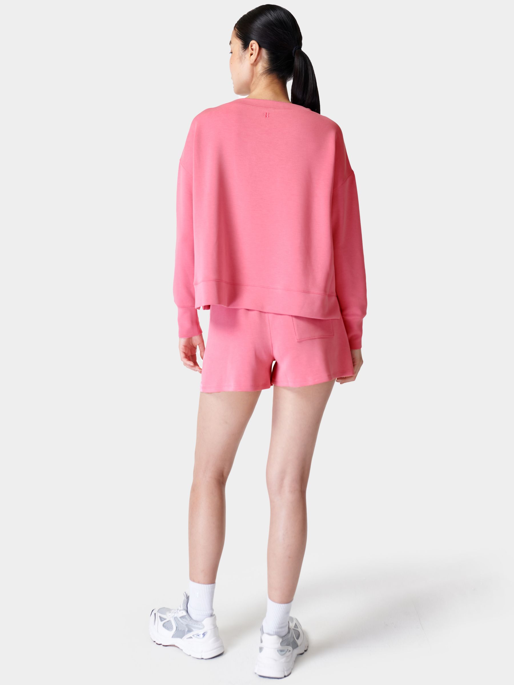 Sweaty Betty Sand Wash Cloud Weight Shorts, Lollipop Pink, XXS