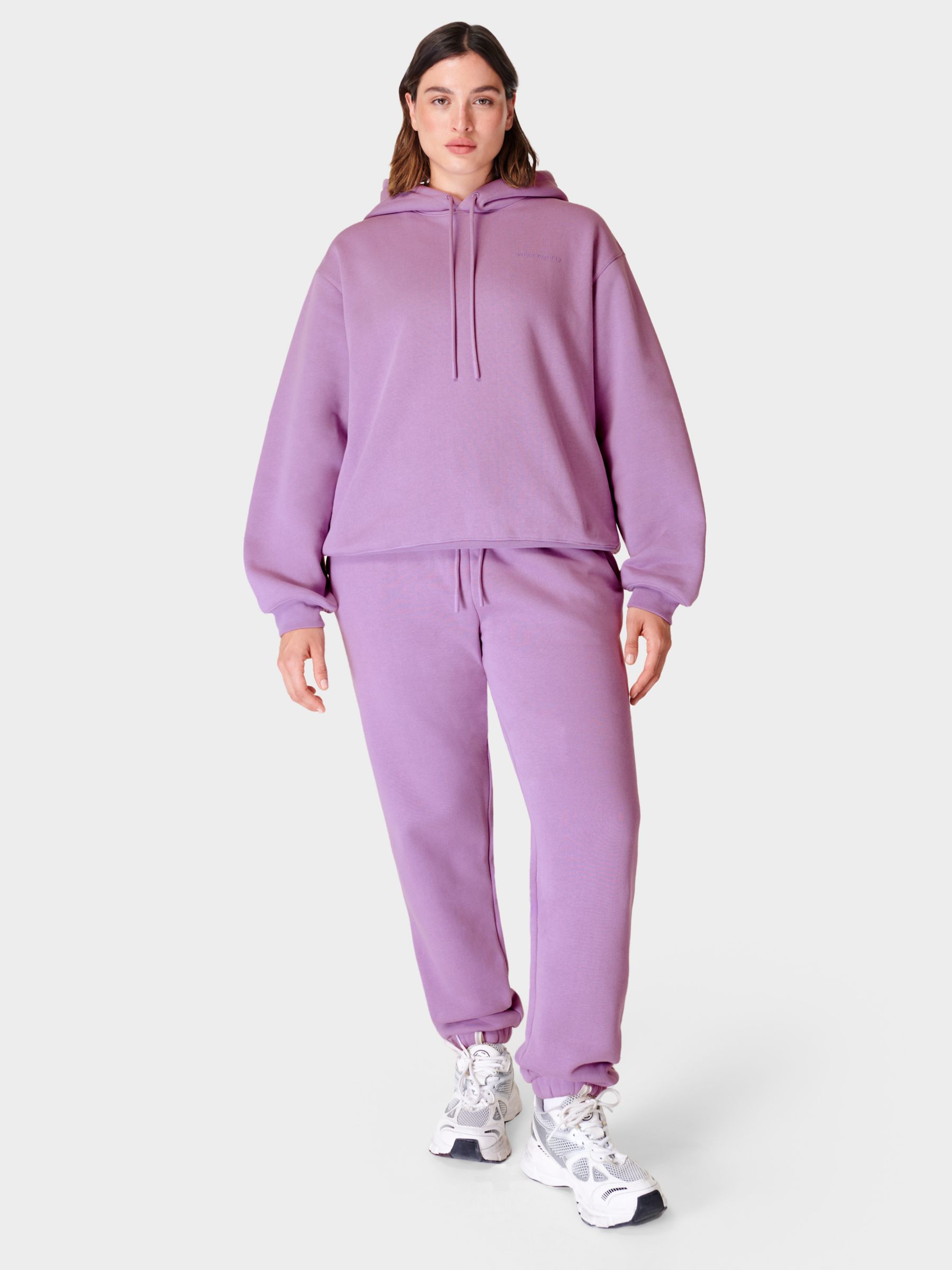 Sweaty Betty Elevated Hoodie, Lily Purple at John Lewis & Partners