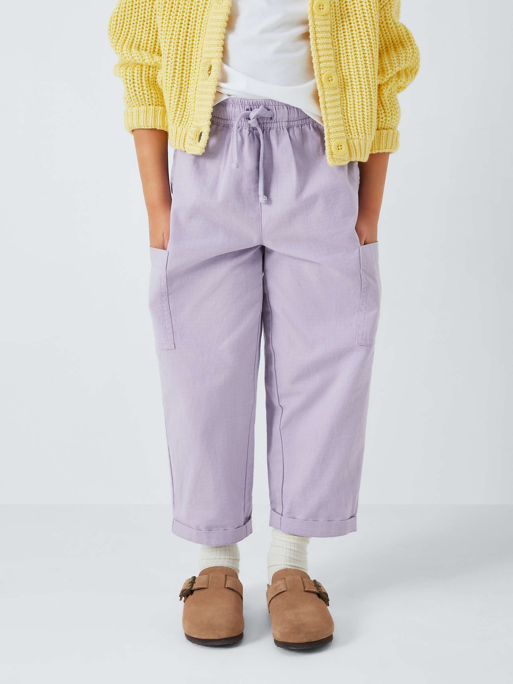 Buy John Lewis ANYDAY Kids' Ripstop Cotton Trousers Online at johnlewis.com