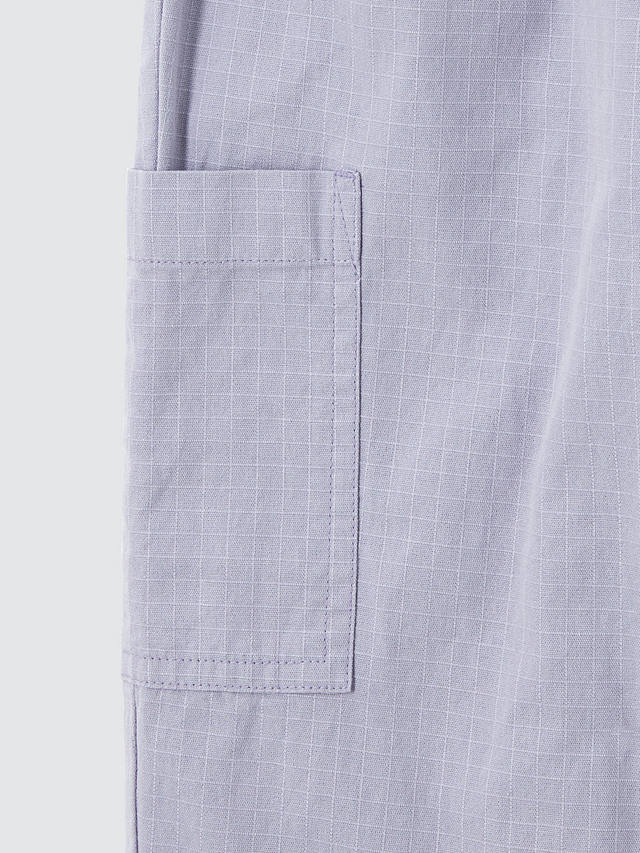 John Lewis ANYDAY Kids' Ripstop Cotton Trousers, Lilac