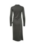 InWear Graysen Wrap Midi Dress, Dark Beetle