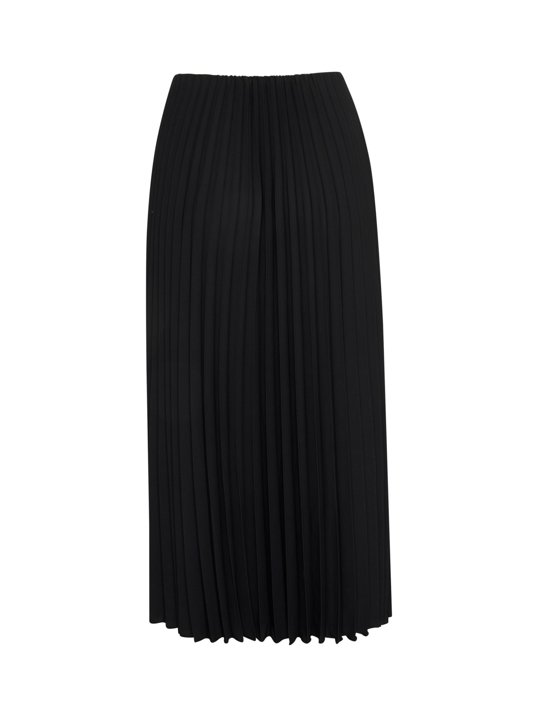 Buy InWear Nhil Midi Skirt with Elastic Waist, Black Online at johnlewis.com