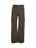 InWear Rif Wide Leg Cargo Trousers, Dark Beetle, Dark Beetle