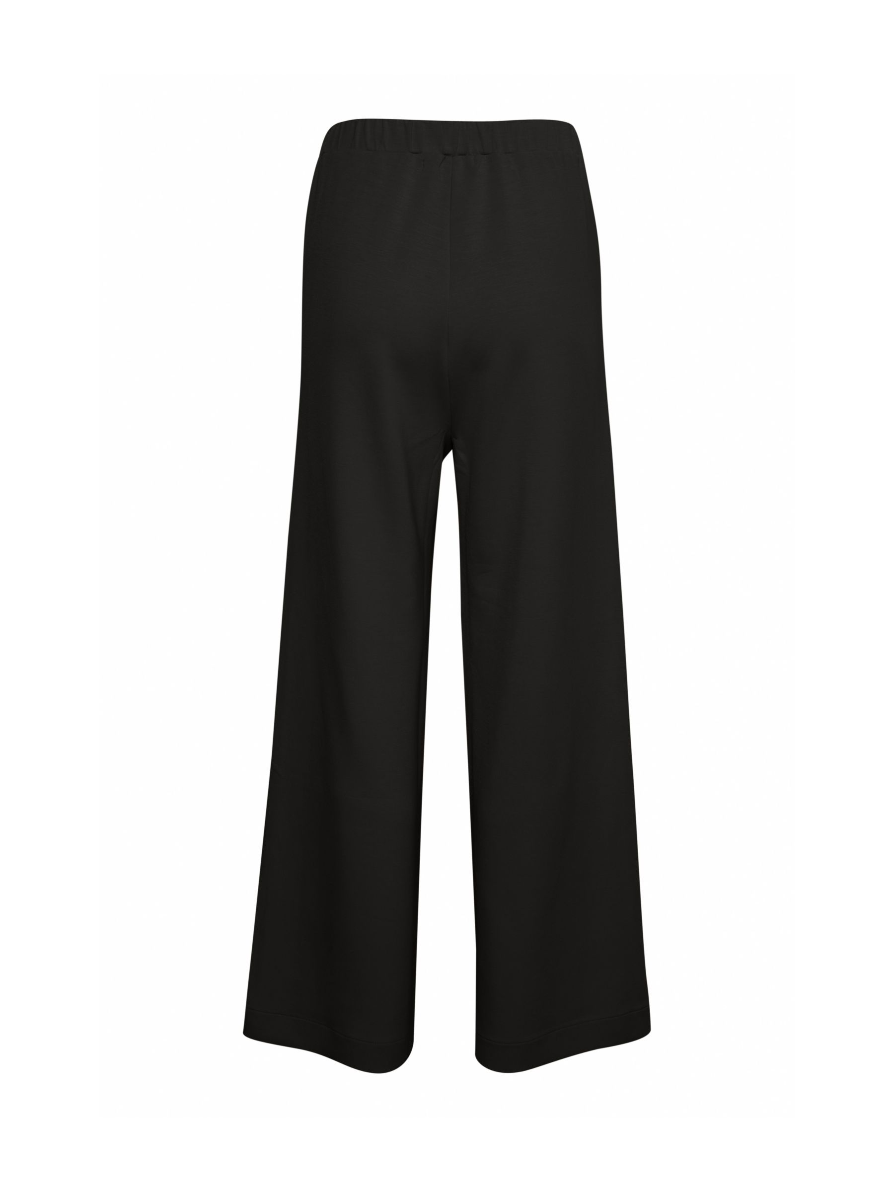 InWear Gincent Wide Leg Trousers, Black at John Lewis & Partners