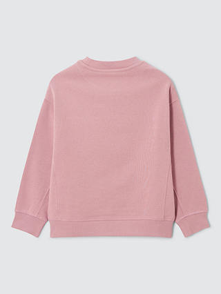 John Lewis Kids' Plain Pullover Sweatshirt, Pink