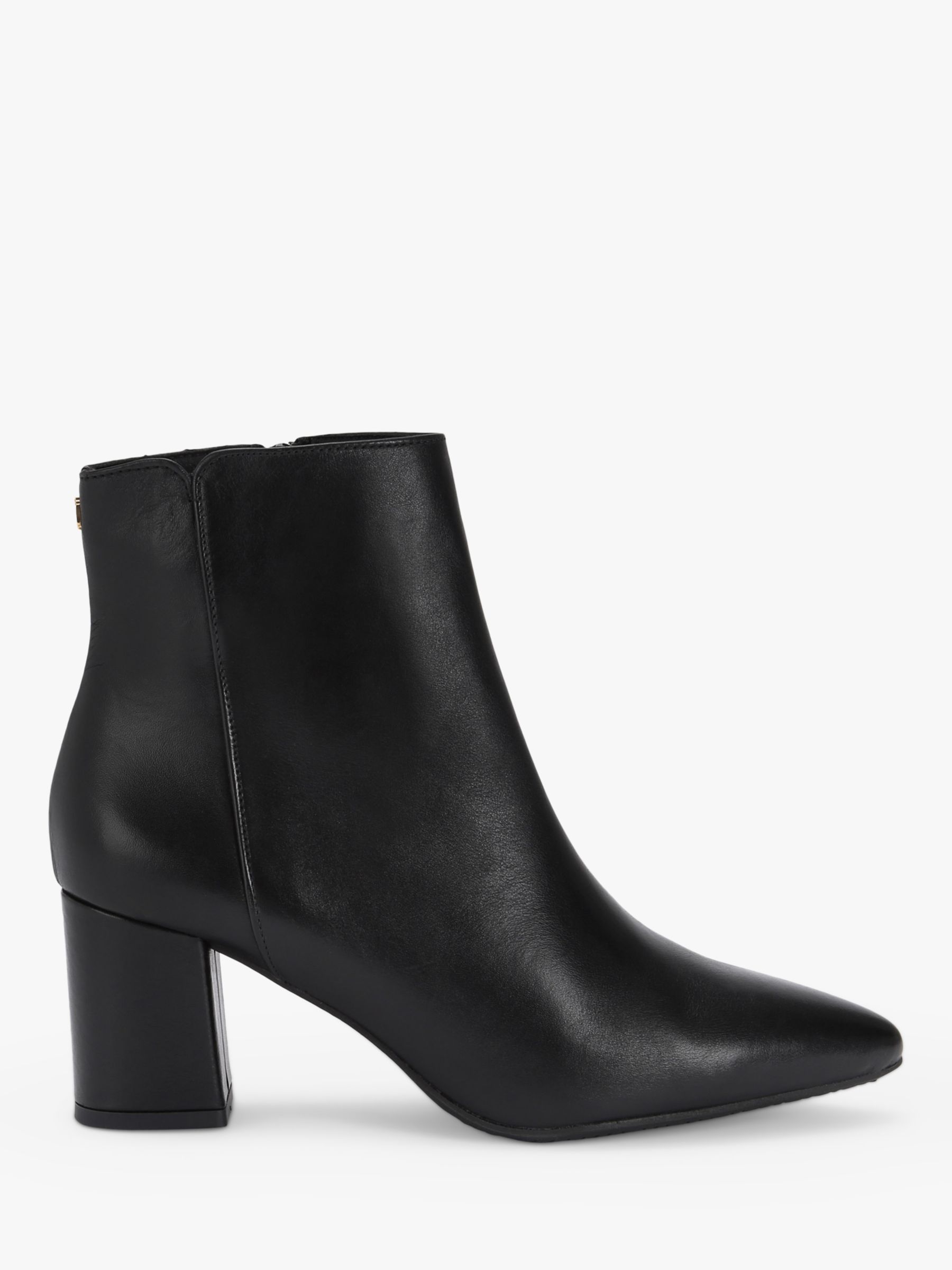 Carvela Melody Leather Ankle Boots, Black at John Lewis & Partners