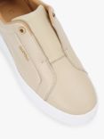 Carvela Connected Leather Trainers, Natural Taupe