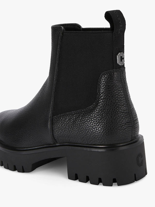 Carvela Limit Leather Chelsea Boots, Black