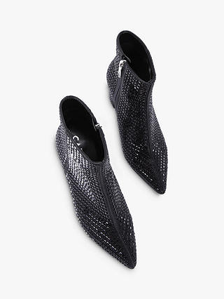 Carvela Kianni Embellished Ankle Boots, Black