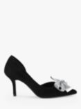 Carvela Regal Bow Stiletto Court Shoes, Black