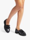 KG Kurt Geiger Margot Patent Leather Loafers, Black