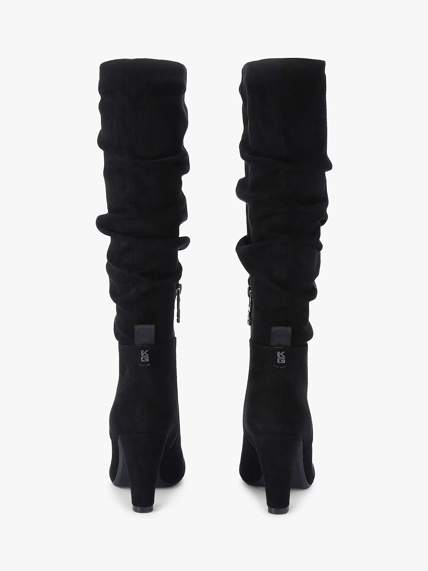 Buy KG Kurt Geiger Slinky Microsuede Knee High Boots Online at johnlewis.com
