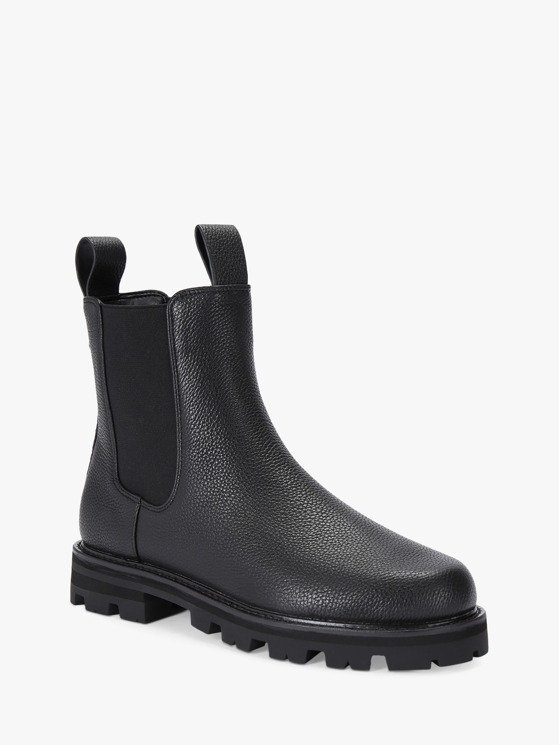 Buy Kurt Geiger London Carnaby Leather Chelsea Boots, Black Online at johnlewis.com