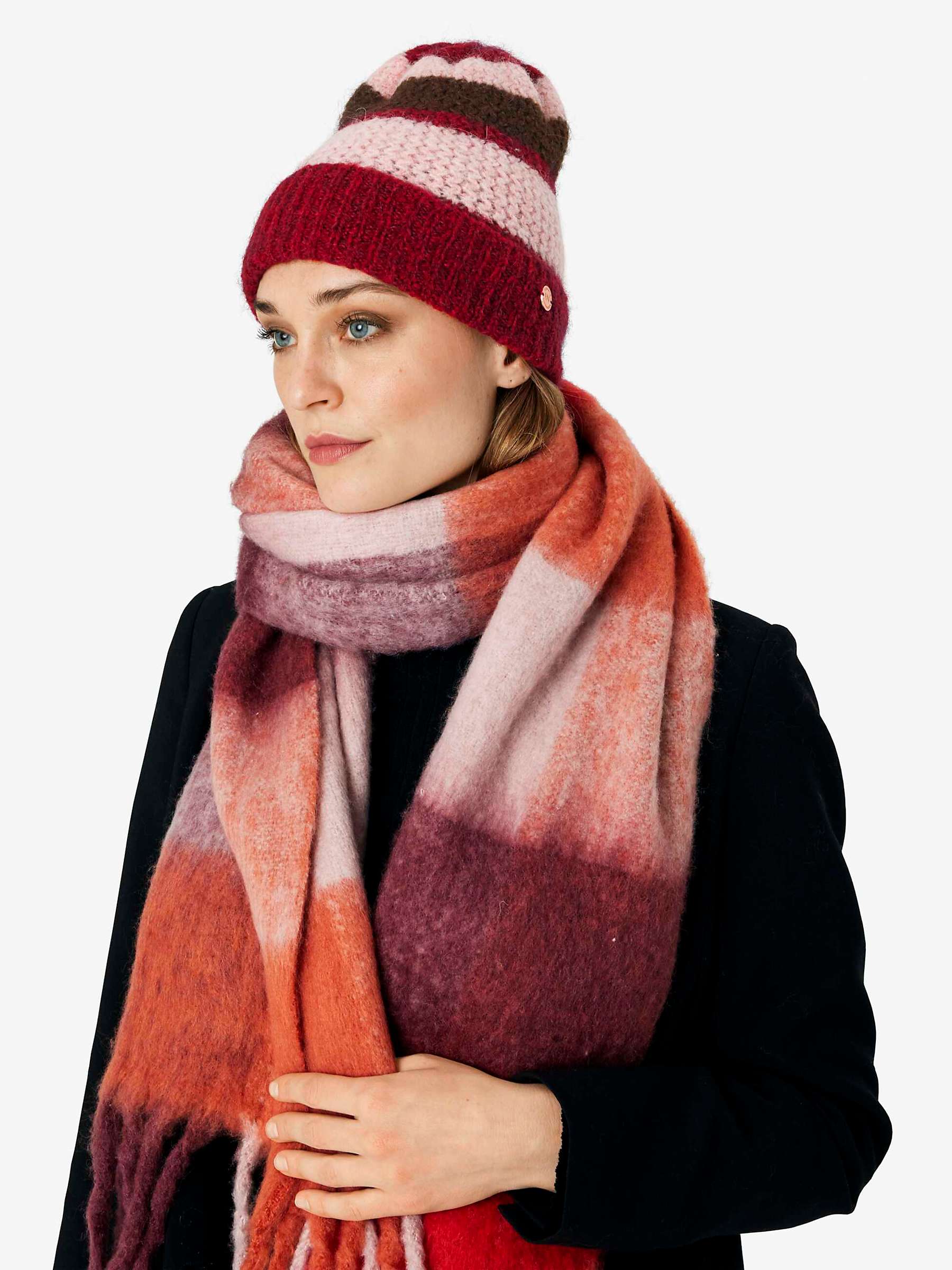 Buy Unmade Copenhagen Gunhild Stripe Wool Blend Beanie Hat Online at johnlewis.com