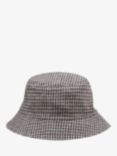 Unmade Copenhagen Kasja Houndstooth Bucket Hat, Art Grey/Green/Brown