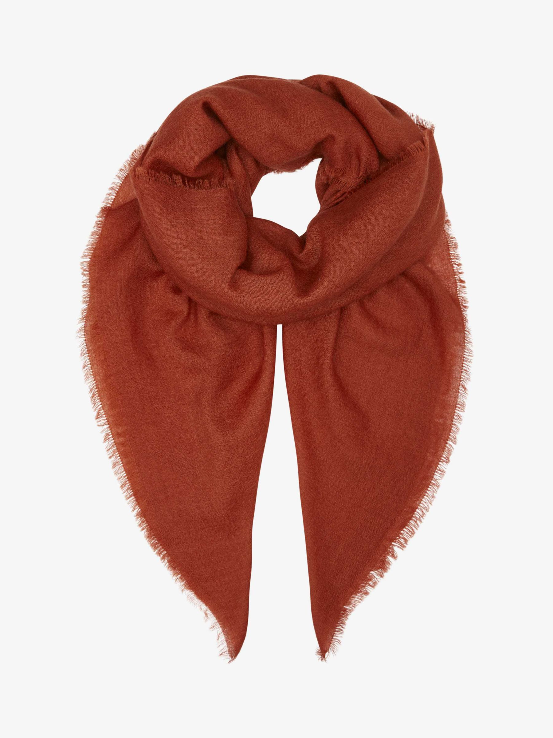 Unmade Copenhagen Ekka Wool Scarf, Burnt Ochre at John Lewis & Partners