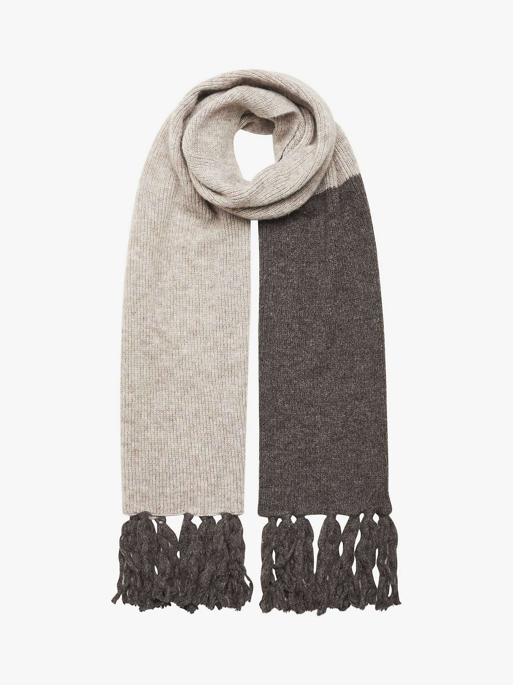 Buy Unmade Copenhagen Larna Colour Block Wool Blend Scarf Online at johnlewis.com