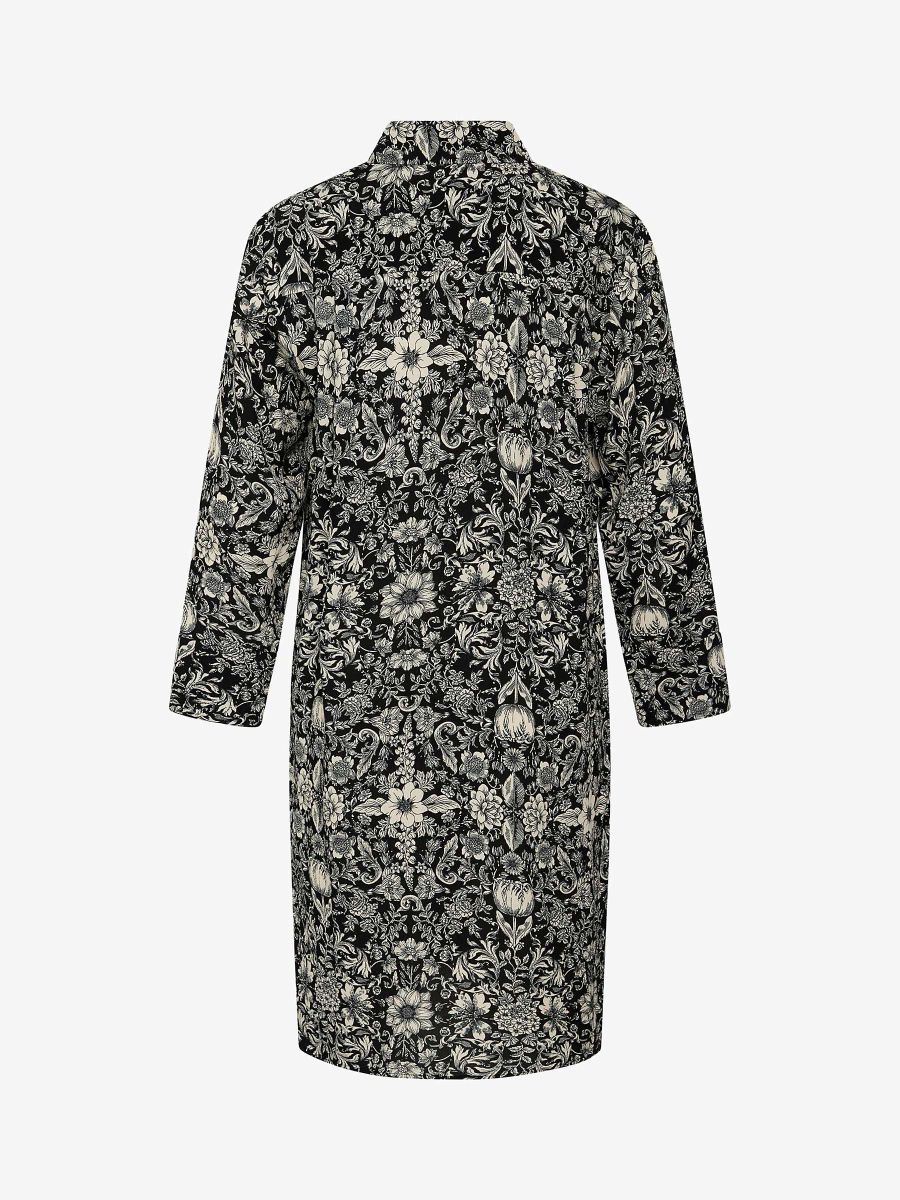 Buy Noa Noa Louise Floral Tapestry Print Tunic Dress, Black/Off White Online at johnlewis.com