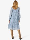 Noa Noa Anais Circle Floral Print Dress, Blue