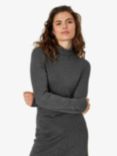 Noa Noa Vibe Roll Neck Jumper, Dark Grey