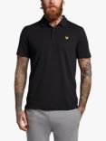 Lyle & Scott Golf Technical Polo Shirt, Jet Black