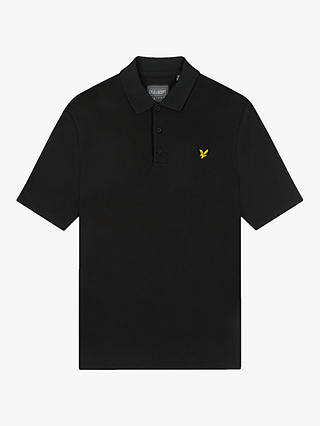 Lyle & Scott Golf Technical Polo Shirt, Jet Black