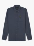 Lyle & Scott Plain Fannel Shirt, Gunmetal