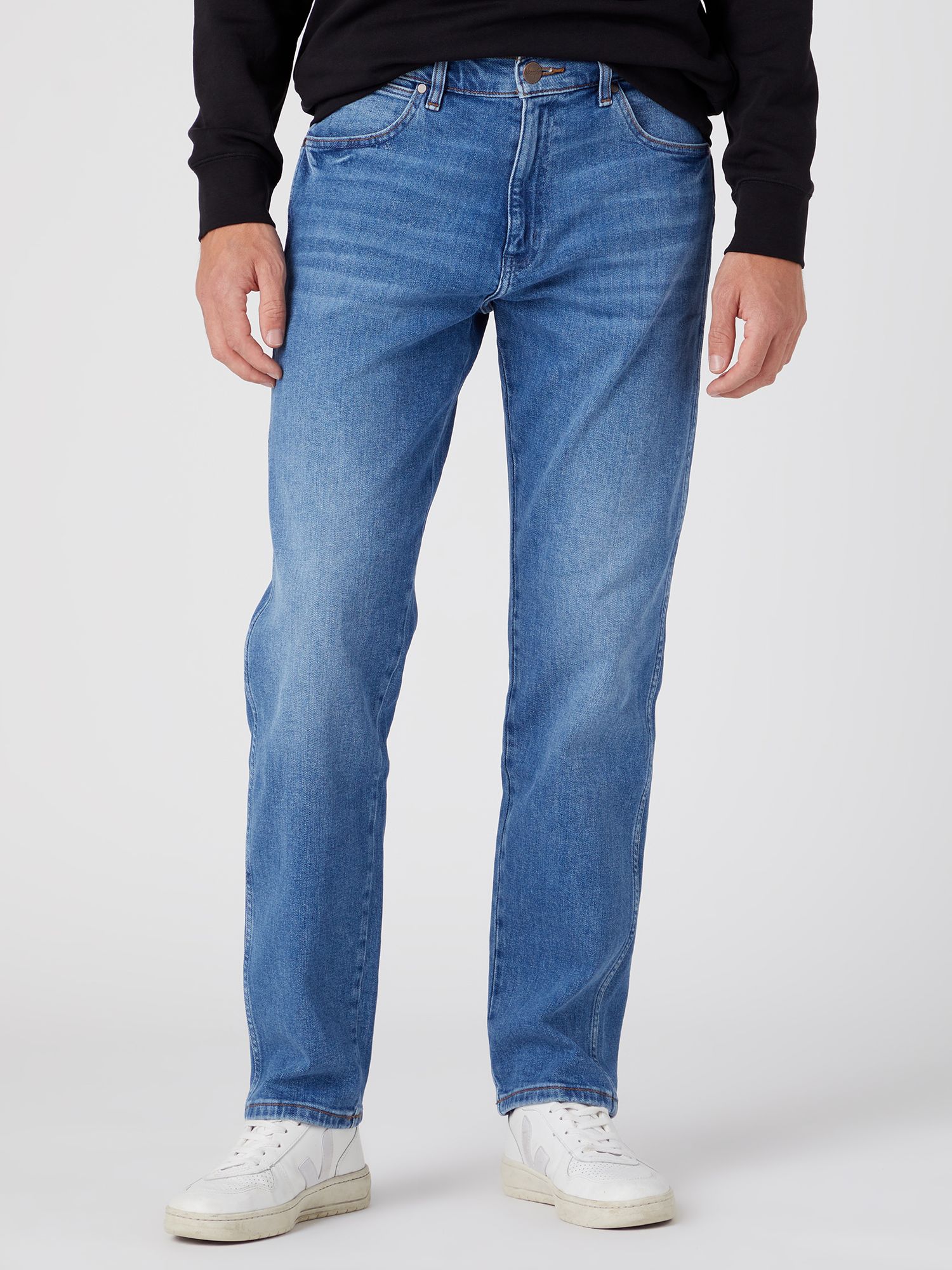 Wrangler Frontier Regular Fit Jeans, New Favorite at John Lewis & Partners