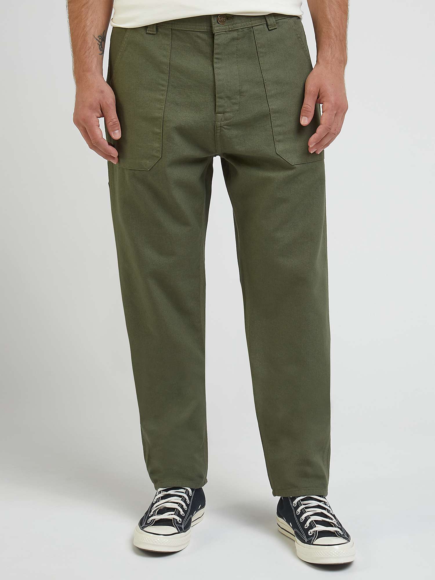 Buy Lee Cotton Blend Fatigue Pants Online at johnlewis.com