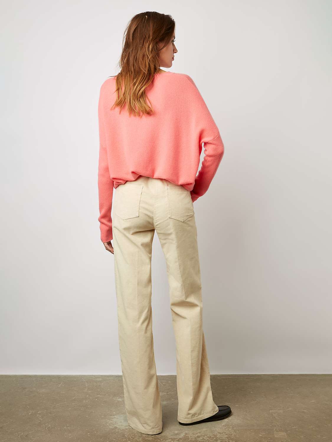 Buy Gerard Darel Anna Cotton Blend Jeans, Natural Online at johnlewis.com