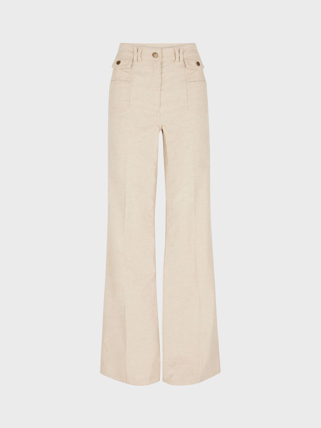 Gerard Darel Anna Cotton Blend Jeans, Natural at John Lewis & Partners