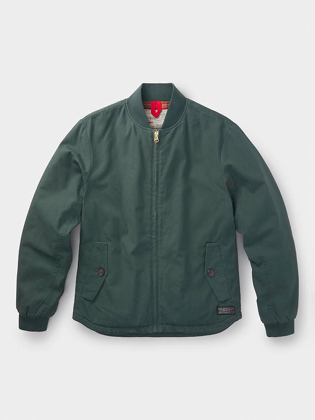 Aubin Dunstable Cotton Bomber Jacket, Forest Green