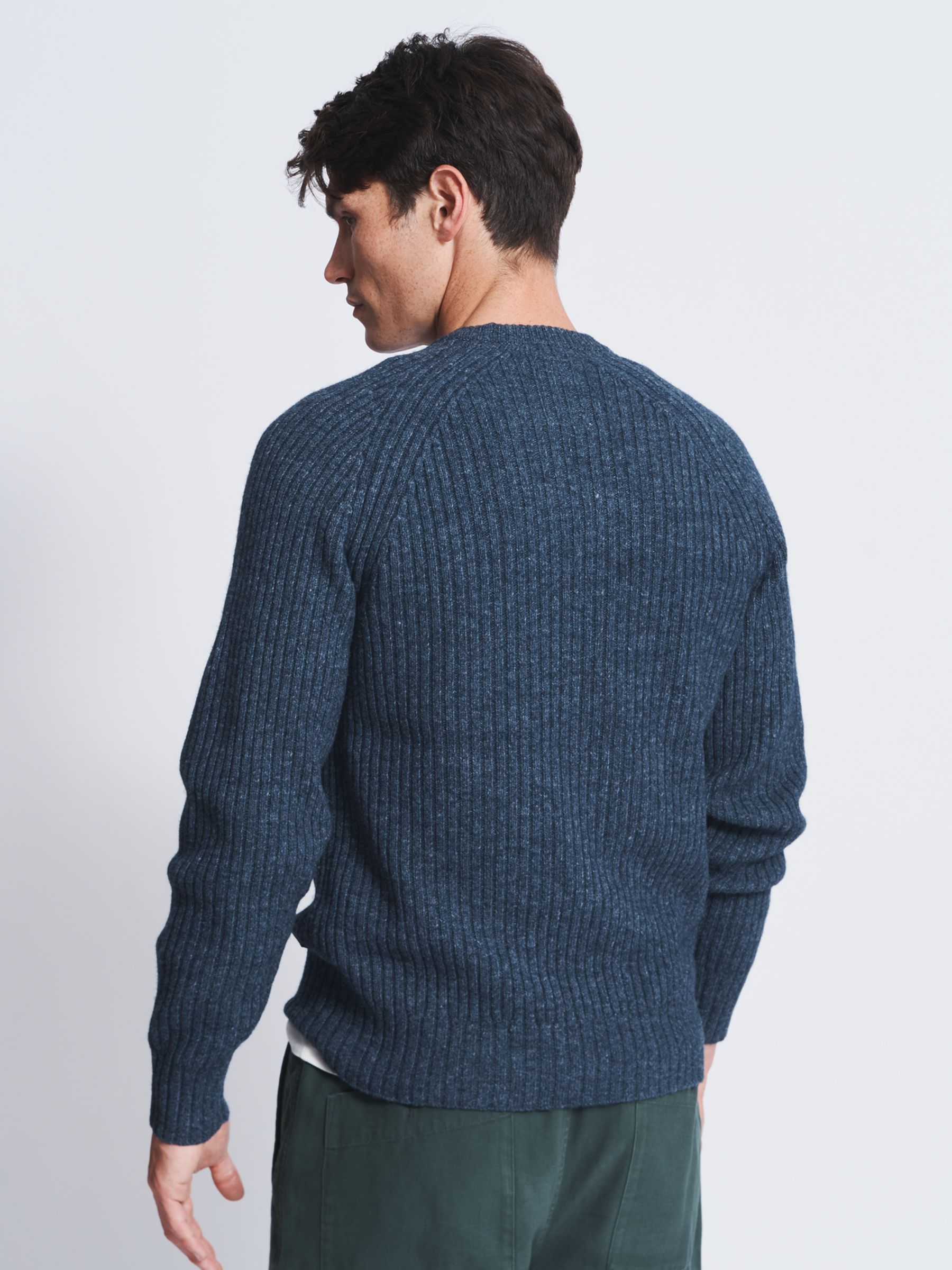 Buy Aubin Tay Ribbed Lambswool Blend Knit Jumper Online at johnlewis.com