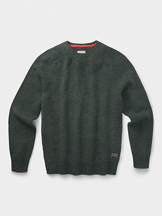 Aubin Prestwick Wool Jumper, Dark Green