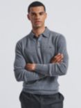 Aubin Brampton Merino Wool & Cashmere Polo Shirt
