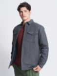 Aubin Radstock Wool Overshirt, Grey