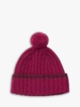 Celtic & Co. Lambswool Bobble Hat, Anemone