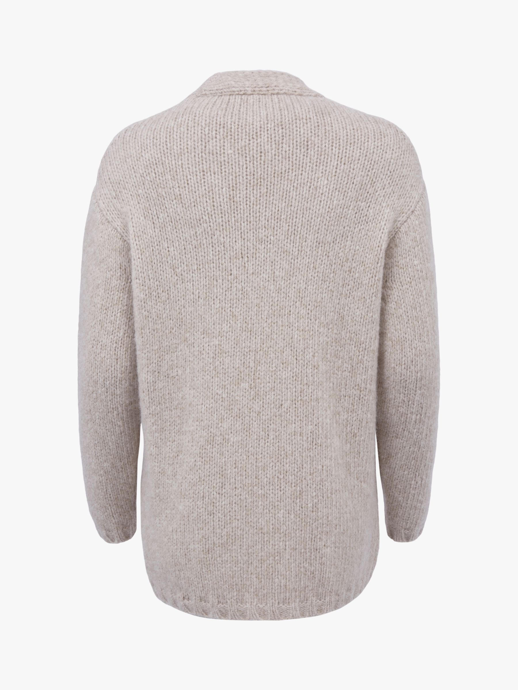 Buy Celtic & Co. Luxe Wool Blend Slouch Cardigan, Oatmeal Online at johnlewis.com