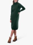 Celtic & Co. Supersoft Midi Roll Neck Jumper Dress, Pine