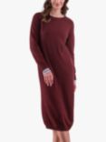 Celtic & Co. Supersoft Wool Midi Jumper Dress, Claret