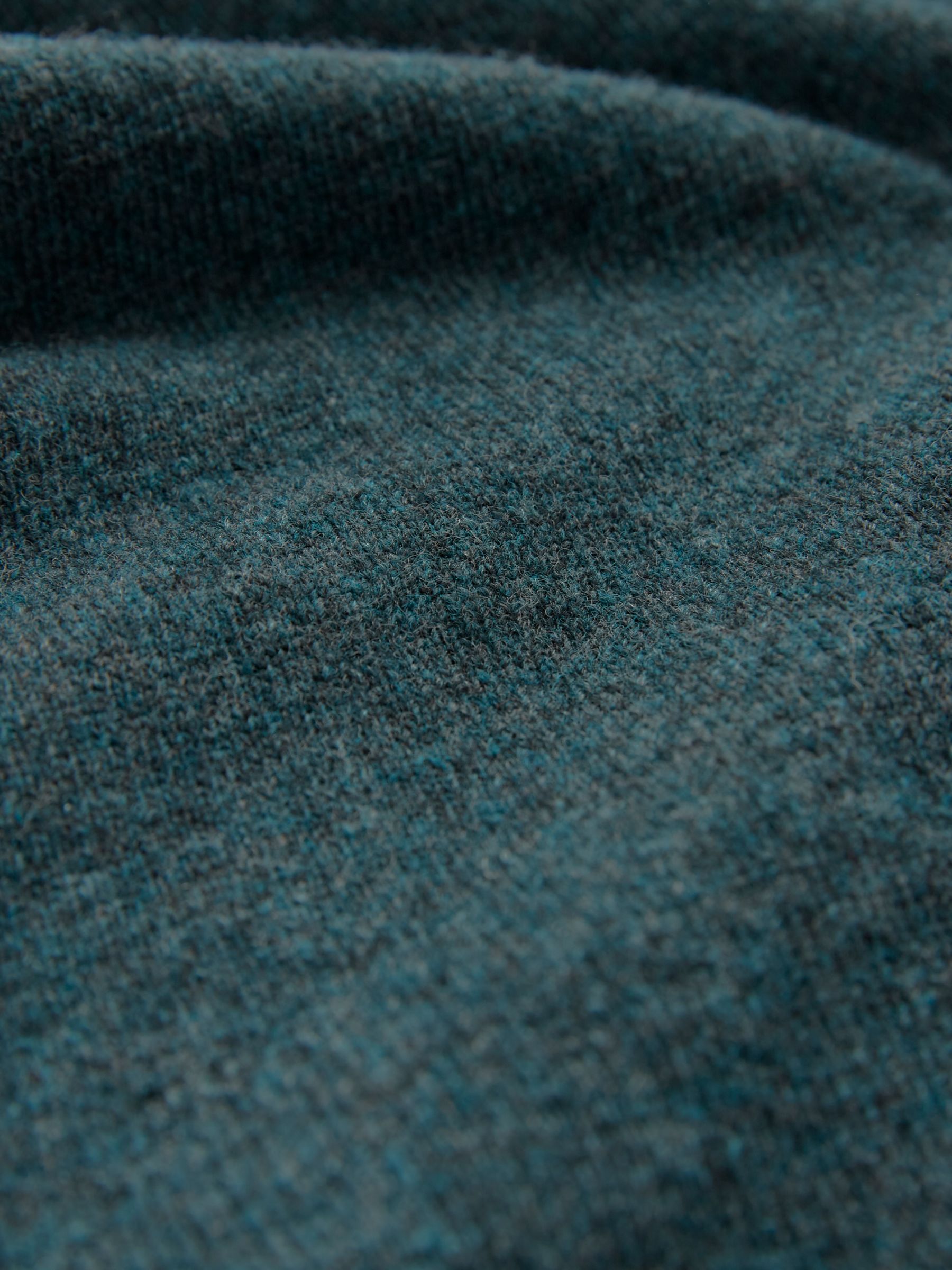 Buy Celtic & Co. Slouch Wool V-Neck Jumper, Deep Icelandic Blue Online at johnlewis.com