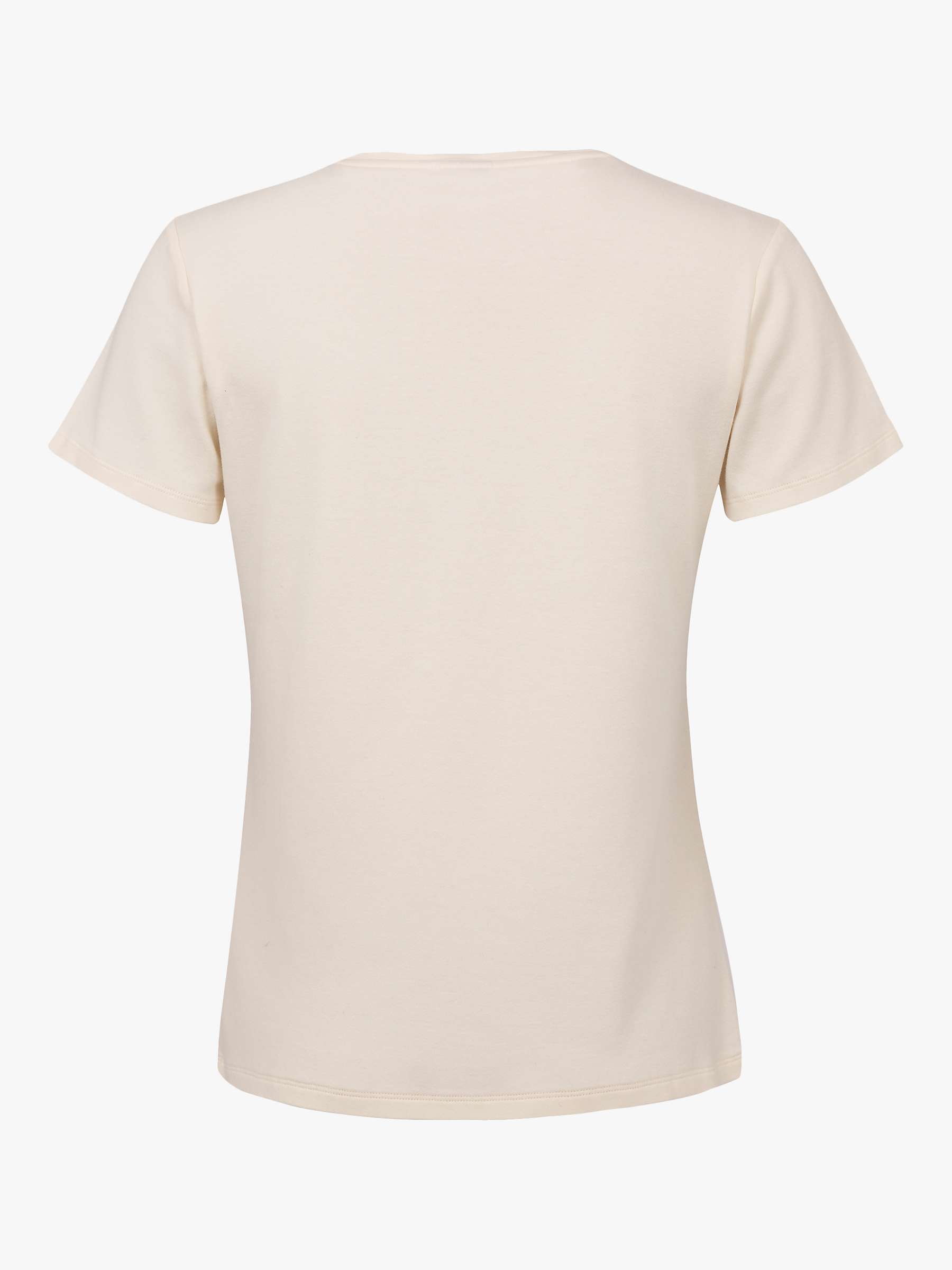 Buy Celtic & Co. Organic Cotton Short Sleeve Crew T-Shirt, Chalk Online at johnlewis.com